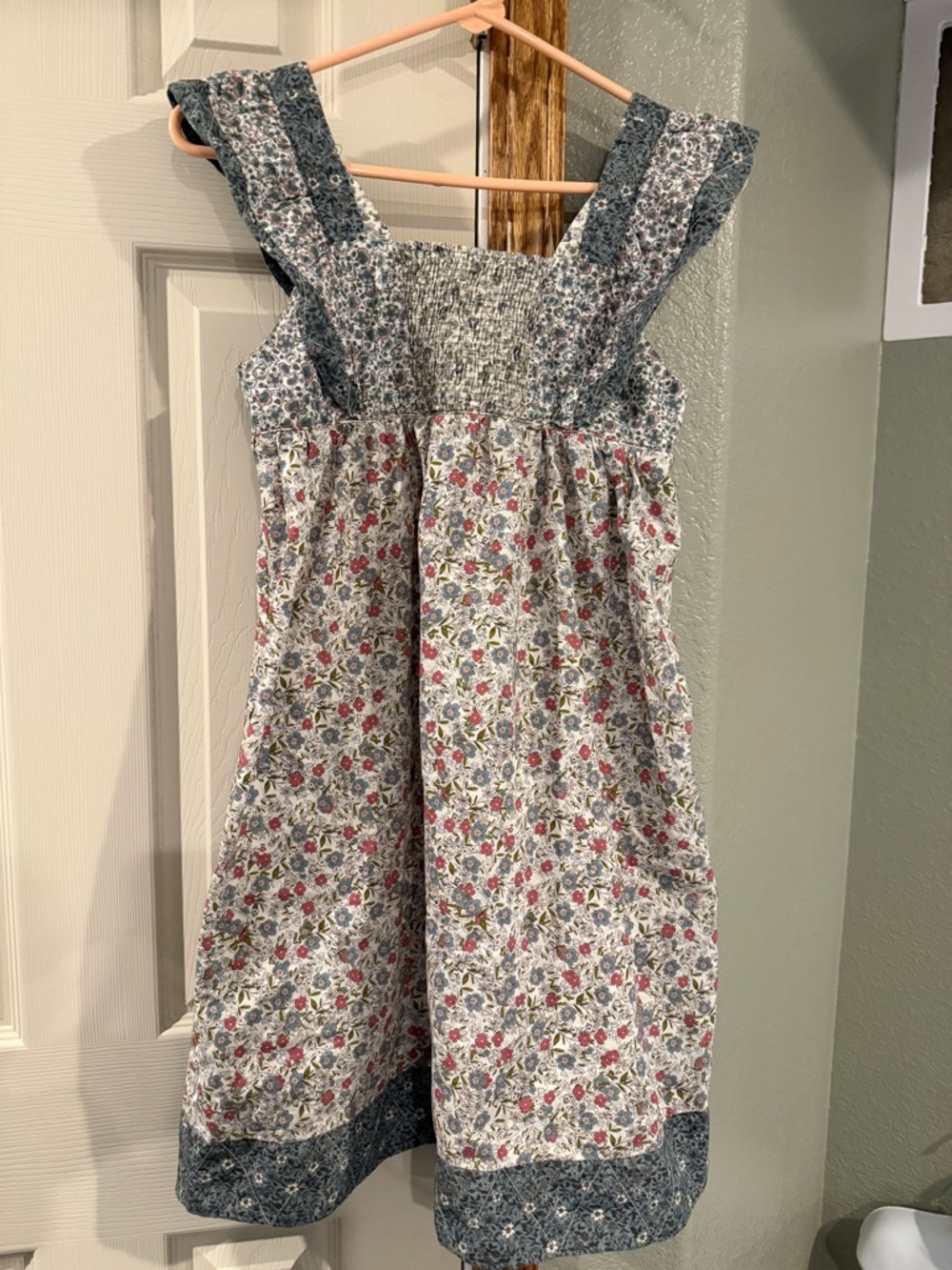 Zara Floral Smocked Cottage Core Sundress